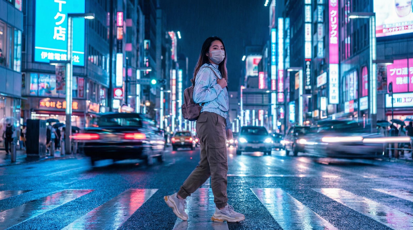 幼女漫画城市夜景视频